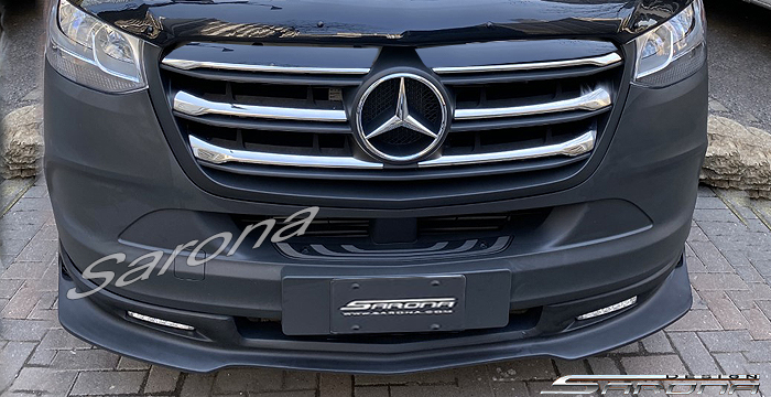 Custom Mercedes Sprinter  All Styles Front Add-on Lip (2019 - 2023) - $690.00 (Part #MB-065-FA)